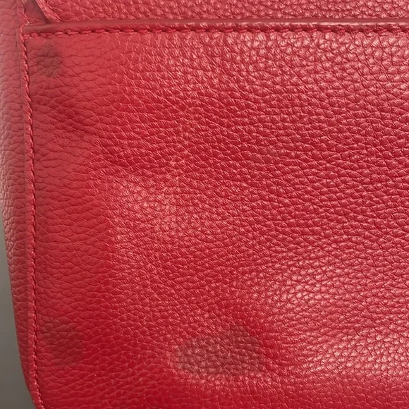 Tory Burch Leather Britten Small Shoulder Bag used 
Red color. - Picture 6 of 12